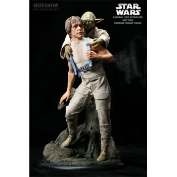 Sideshow Star Wars Luke & Yoda Dagobah Training 1/4 Premium Format